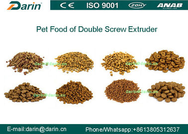 Заедки кошачьей еды функции DR70 SUS304 Multi удваивают технологическую линию винта