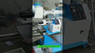Испытание линии экструдера гранул сухого корма для собак производительностью 40-150 кг/ч на нашем заводе