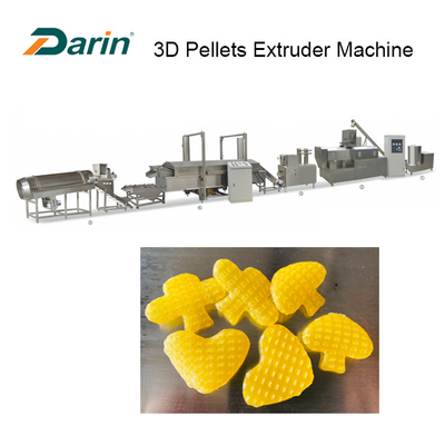 машина 100-150kg/Hr штрангпресса закуски Fryer лепешек 3D