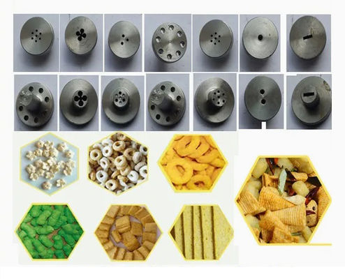 Машины для экструдирования кукурузных закусок из стальной стали 304 с сертификацией CE