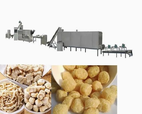 Линия обработки текстильной соевой экструдерной машины с разрешением CE 150 кг/ч