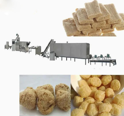 Линия обработки текстильной соевой экструдерной машины с разрешением CE 150 кг/ч