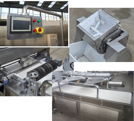 Машина для резки арахисовых батончиков MK-75 с ПЛК Siemens