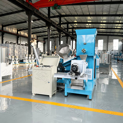 Двухшнековый экструдер для корма для собак с ISO, линия производства кормовых гранул