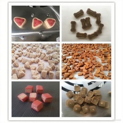 Прокладка мяса делая машину для отрывистой закуски жевания мяса говядины обслуживаний собаки ручек
