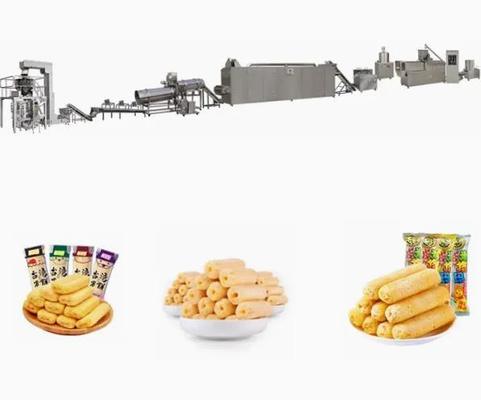 380В 50Гц Экструдер для кукурузных палочек на продажу, машина для производства воздушной пшеницы