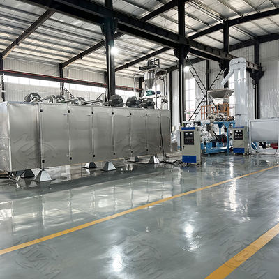 Высокопроизводительная линия по производству сухой пищи для домашних животных из нержавеющей стали с двумя винтами 200кВт 1000 кг/ч