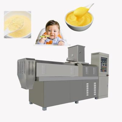 Машина для экструзии пищевых продуктов из нержавеющей стали для производства питательного порошка. Двухшнековый экструдер.