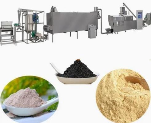 Высокопроизводительная автоматическая экструзионная машина в пищевой промышленности, нержавеющая сталь, двухшнековая