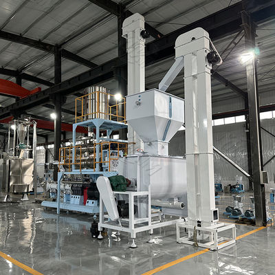 Оборудование штрангпресса еды любимчика твиновского винта нержавеющей стали сухое для собаки, птиц