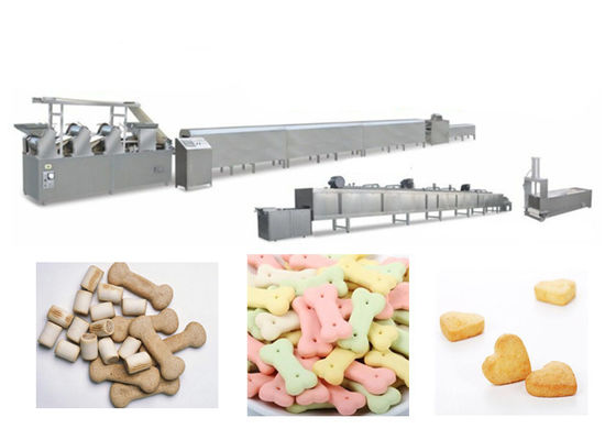Полноавтоматическое печенье собаки делая машину, технологическую линию корма для домашних животных нержавеющей стали