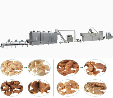 Английская версия Соевая белковая линия / Соевые куски, делающие машину Формат AutoCAD