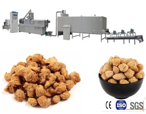 Полноавтоматические текстурированные протеин сои/мясо сои делая сталь 304 Станьлесс машины