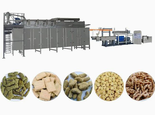 Машина для экструзии растительных соевых хлопьев TVP TSP, 110 кВт, сертификат CE