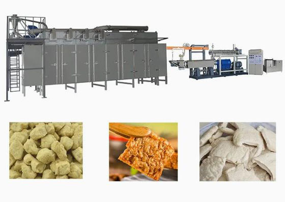 Автоматическая машина для экструзии сои из нержавеющей стали для экструзии растительного белка