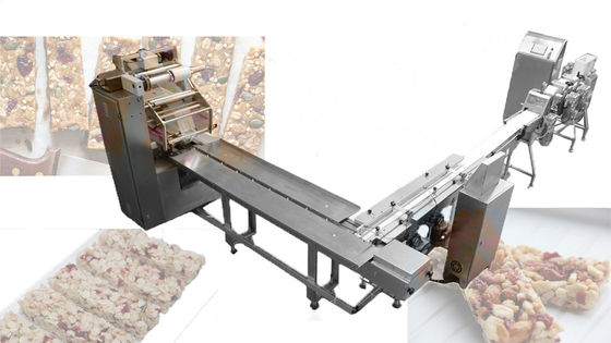 мини упаковщик Wiith полной линейки автомата для резки Адвокатуры гайки Granola 2.2kw