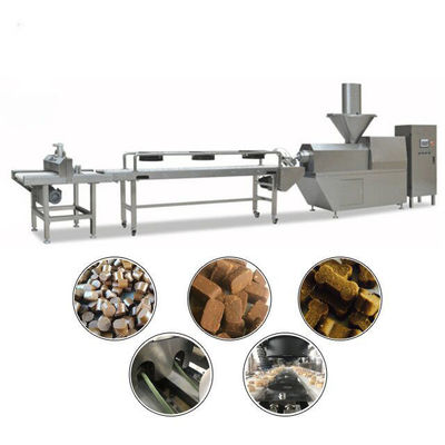 Собака отрывистого мяса мягкая жуя PLC Сименс производственной линии корма для домашних животных