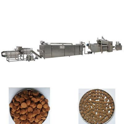 Двойная производственная линия корма для домашних животных штрангпресса винта, технологическая линия корма для домашних животных