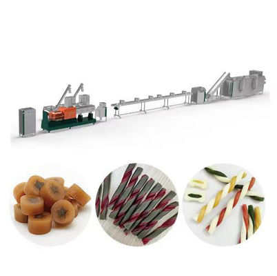 Забота собаки зубоврачебная жуя нержавеющую сталь штрангпресса производственной линии корма для домашних животных одиночную