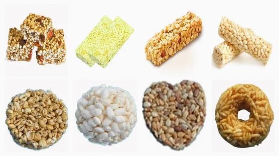 Хлопнутый торт риса делая машину/машину хлопьев сопея для пшена, пшеницы