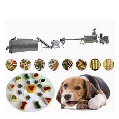 Технологическая линия еды любимчика для заедок chew собаки, обслуживаний, semi влажной животной еды