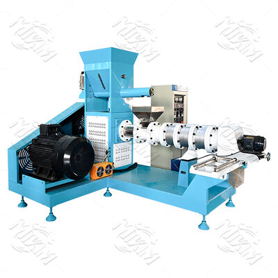 Hot Sale Fish Feed Pellet Extruder Machine Fish Shrimp Cat Dog Pet Feed Making Machine, Single Screw Floating Fish Feed Pellet Extruder Machine