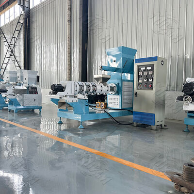 Непрерывный и автоматический экструдер для кормов для рыб с диаметром винта 70-110 мм и формой различных форм