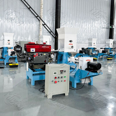 Прочная и надежная дизельная плавучая рыбная пищевая пелетная машина.