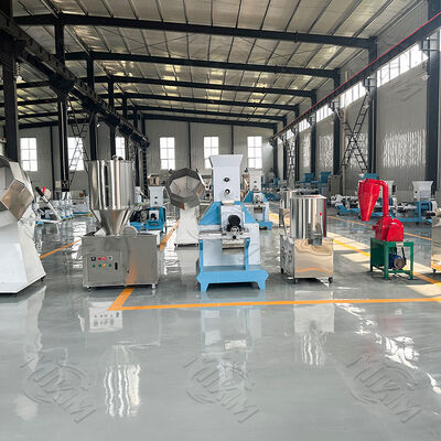 Mini floating fish food extruder machine High Safety Floating Fish Feed Production Line 50-1200kg/h Capacity