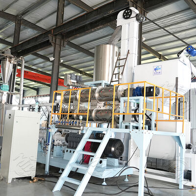 Newly Designed 5-6 Ton Per Hour Twin screw Pet Food & Fish Feed Extruder Machine Competitive Price floating fish feed pellet making machine