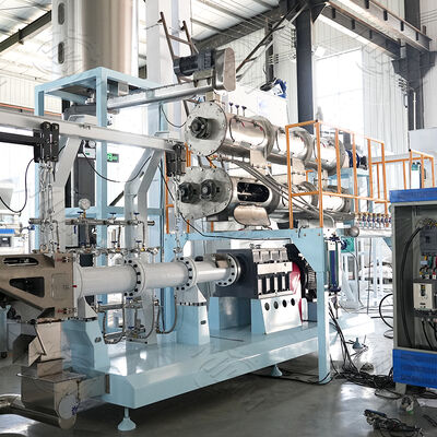 3-5тонны/час Автоматическая плавучая погружающаяся рыбная кормовая линия производства Двойной винт для собак Пищевая экструдерная машина для экструдирования пеллет плавучей рыбной кормы