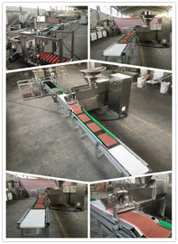 Прокладка мяса производственной линии корма для домашних животных нержавеющей стали формируя с автоматической системой подноса
