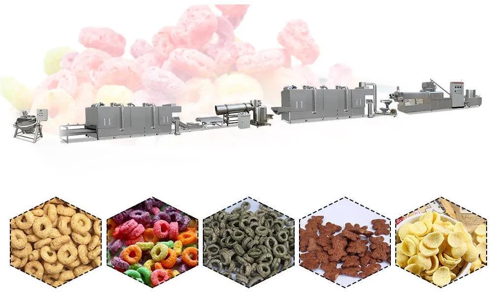 Контролируемая PLC автоматическая расширенная производственная линия хлопьев мозоли