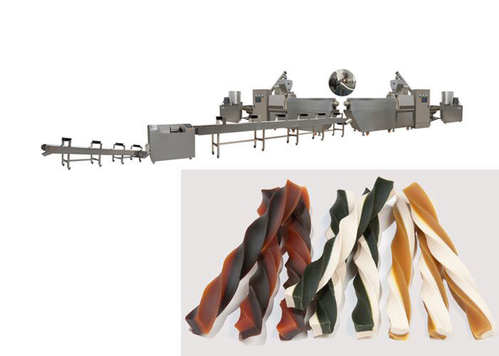 Собачья еда ручек говядины естественная делая машиной зубоврачебный продукт обслуживаний линия штрангпресса одиночного винта