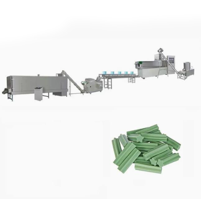 Pet мягкая технологическая линия штрангпресса собачьей еды обслуживания с одиночным винтом