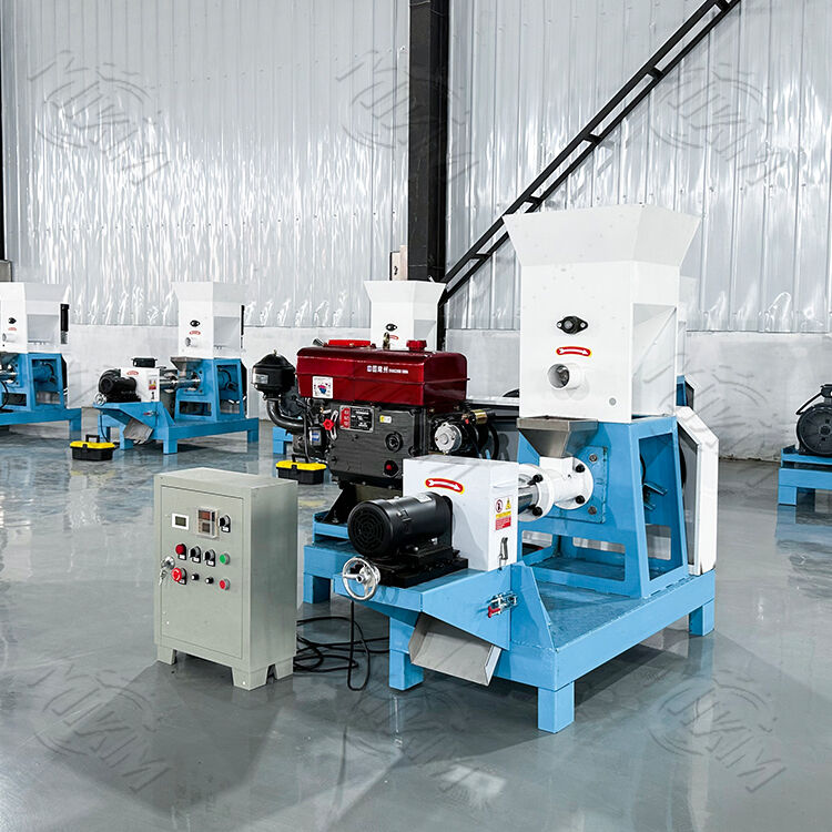 Экструдер для производства корма для рыб MIKIM Diesel: Мощный + Низкий расход топлива, сокращает расходы на производство корма для рыб вдвое